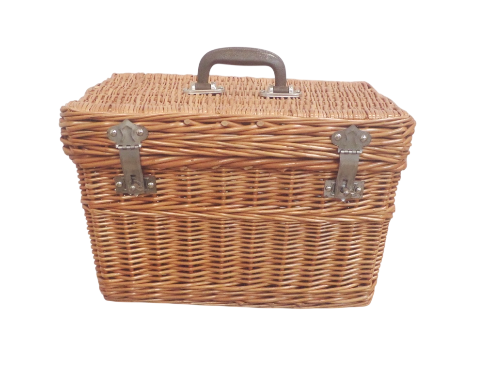 Cesta de picnic en Mimbre extra color