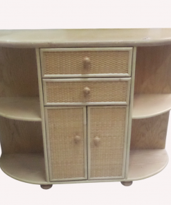 Mueble de entrada en Rattan extra en color natural