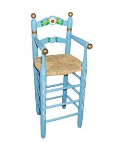 Trona infantil de enea decorado