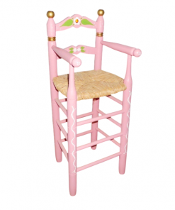 Trona infantil de enea decorado