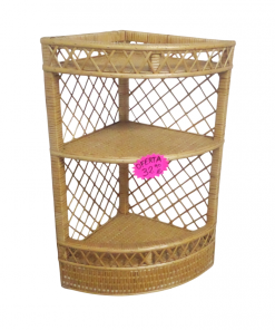 Rinconera elaborado en mimbre color natural natural