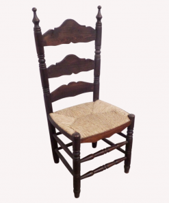 Silla de enea Almonte en color nogal