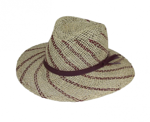 Sombrero Indiana elaborado en paja fina natural