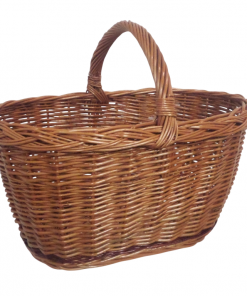 cesta de mimbre con asa extra natural