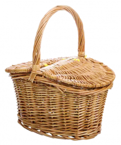 Cesta nazarena natural dos tapas con asa