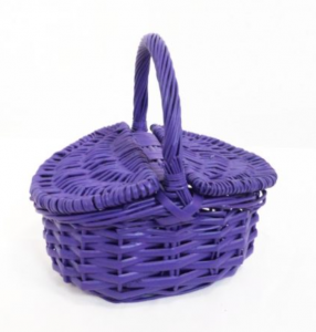 Cesta de mimbre nazarena con tapas