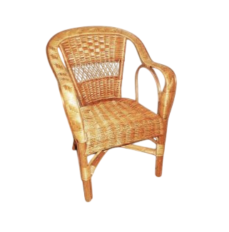 Sillon de mimbre color de encaje