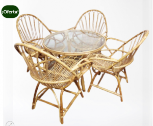 Oferta conjunto Rattan